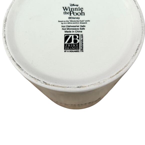 Disney Winnie the Pooh jar "Favorite Day" nursery walk Piglet storybook scene - Picture 10 of 11